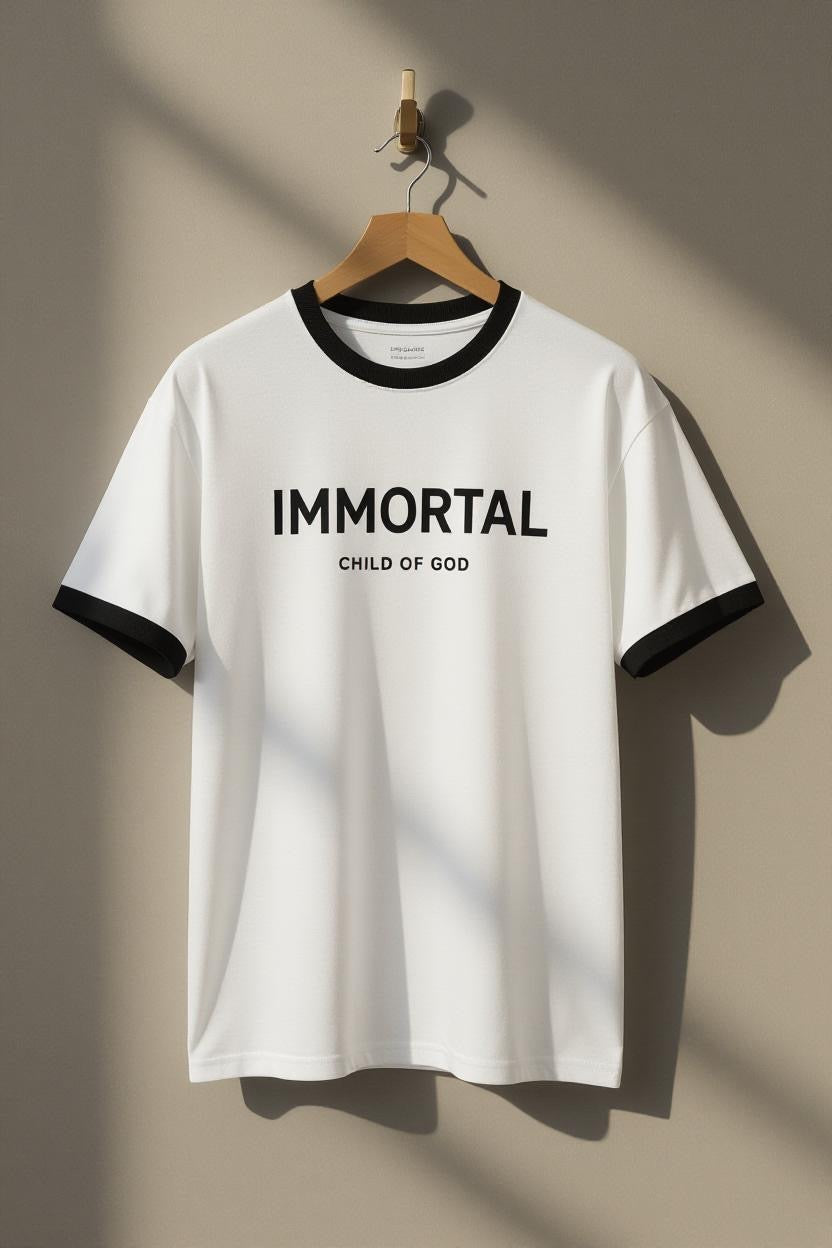 IMMORTAL Unisex ringer t-shirt