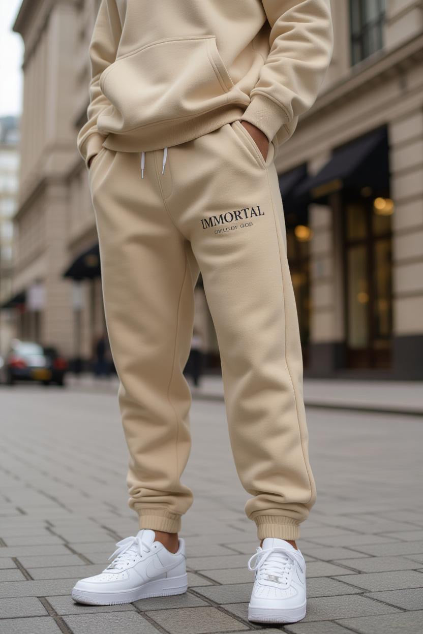 IMMORTAL  Heavyweight Joggers – Minimalist Faith Streetwear