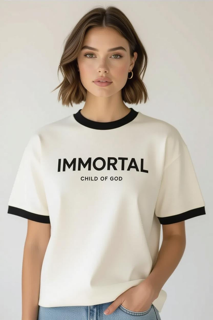 IMMORTAL Unisex ringer t-shirt
