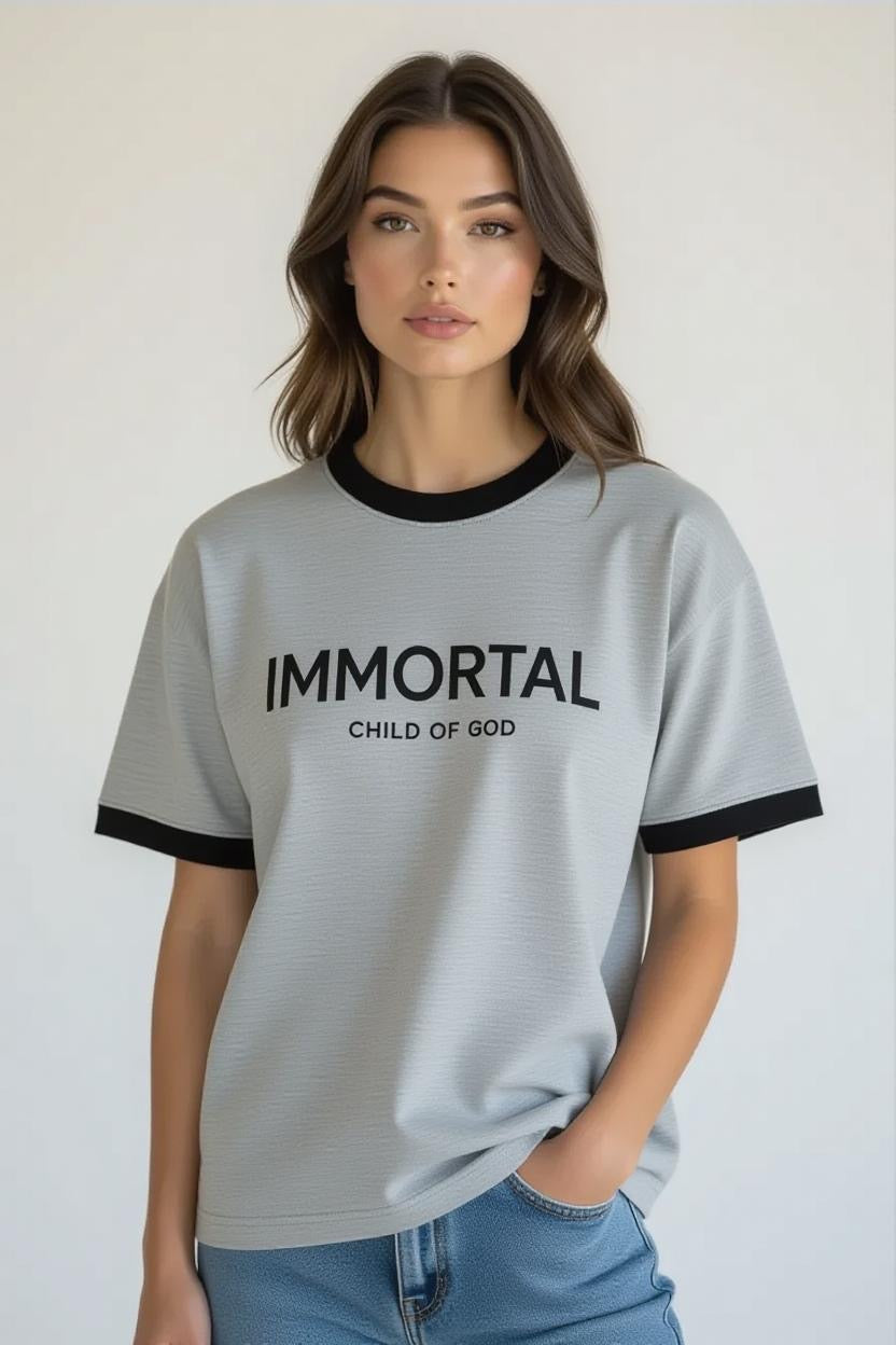 IMMORTAL Unisex ringer t-shirt