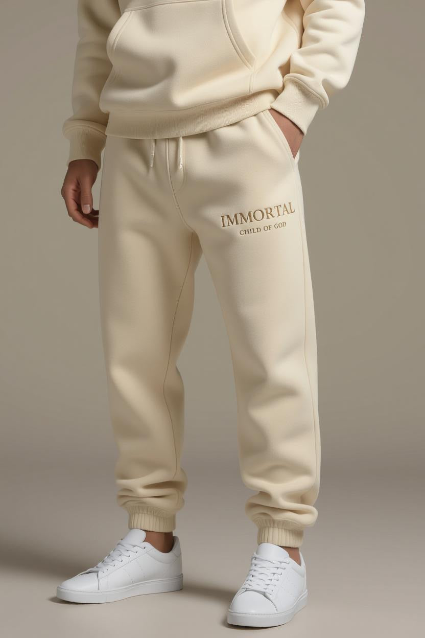 IMMORTAL  Heavyweight Joggers – Minimalist Faith Streetwear