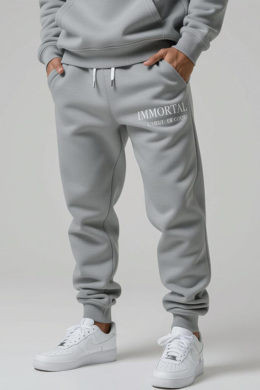 IMMORTAL  Heavyweight Joggers – Minimalist Faith Streetwear