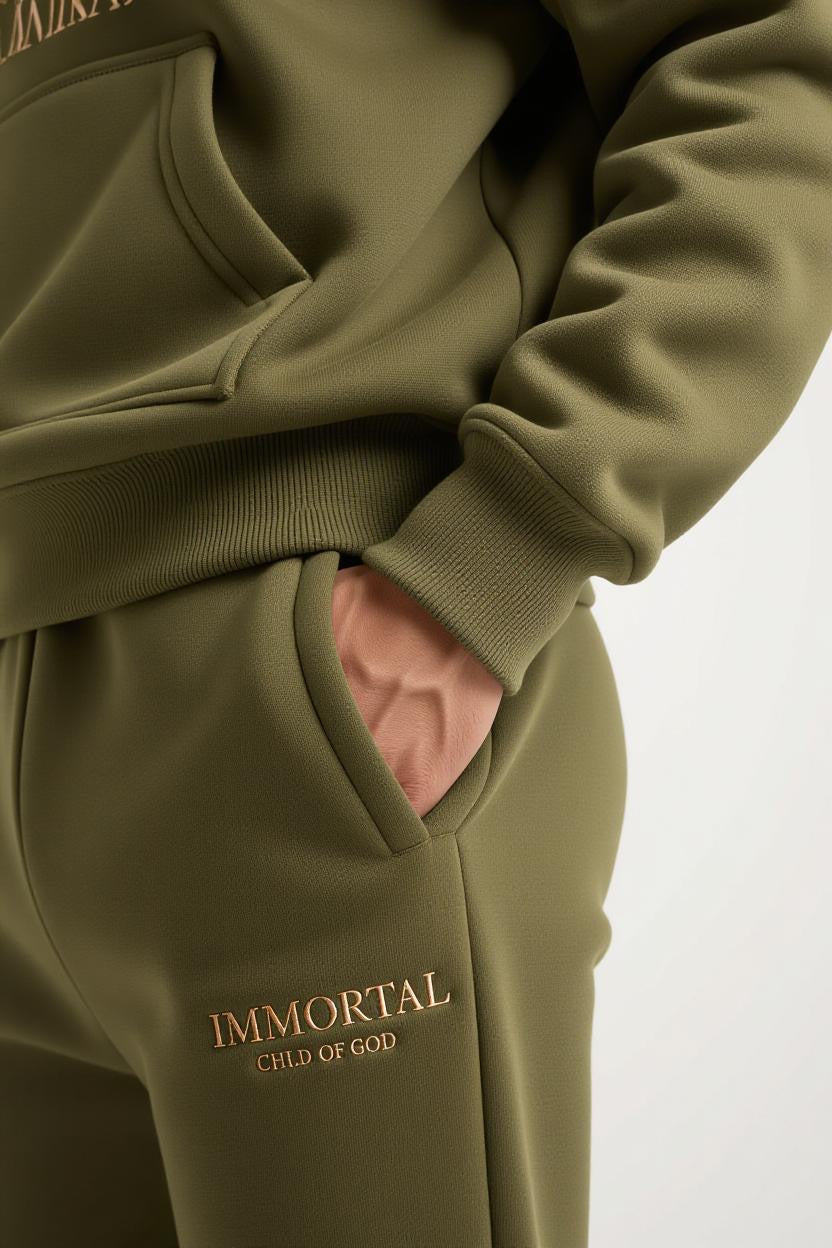 IMMORTAL  Heavyweight Joggers – Minimalist Faith Streetwear