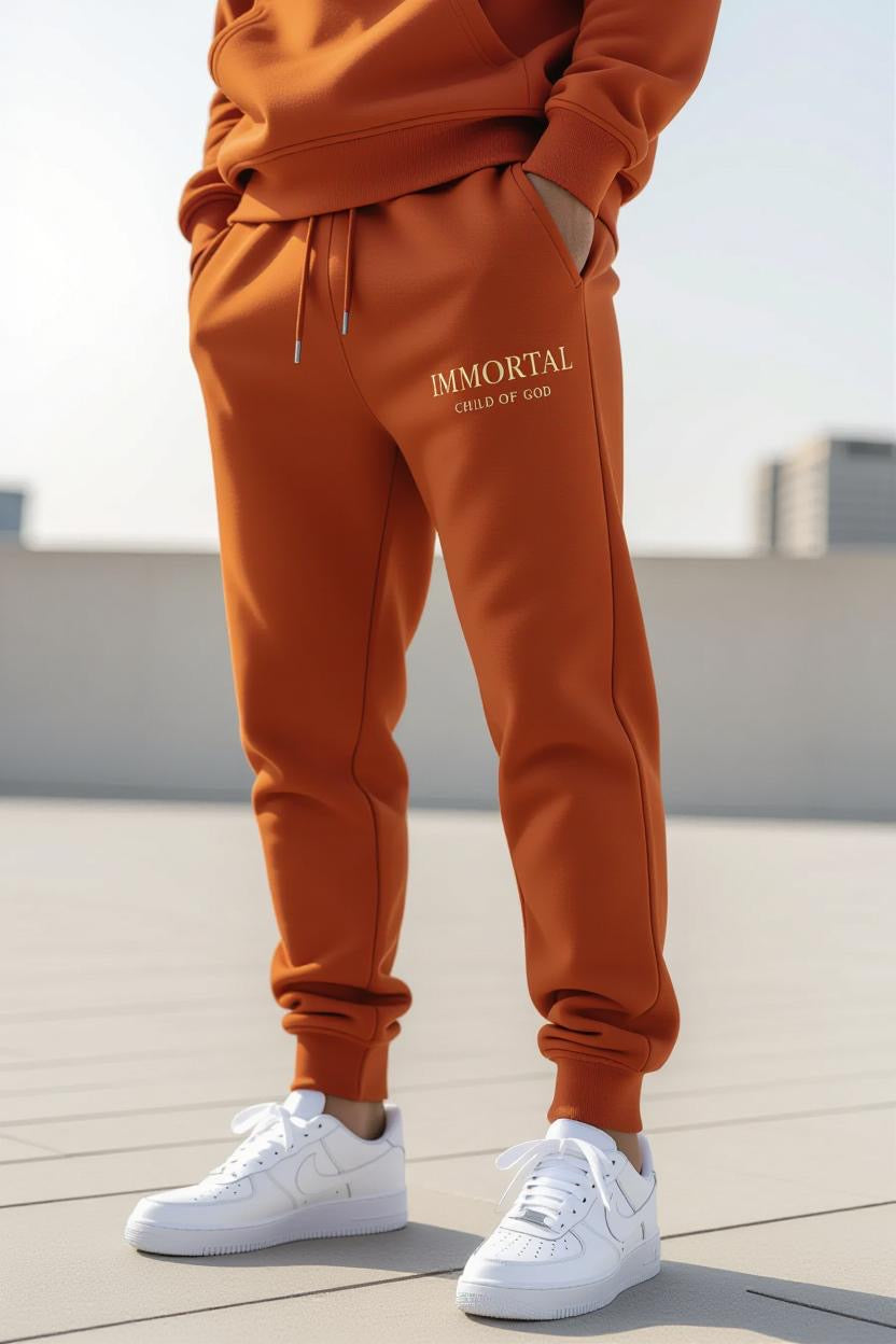 IMMORTAL  Heavyweight Joggers – Minimalist Faith Streetwear